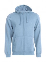 Sweatshirt capuche zippé, disponible en 9 couleurs, coupe homme