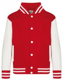 Blouson college enfant avec boutons pression, disponible en 16 couleurs