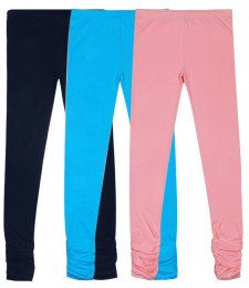 Leggings pour fille en coton stretch