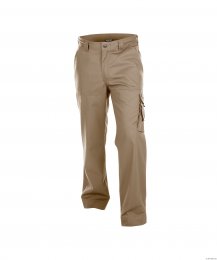 Pantalon de travail avec 2 poches italiennes, 2 poches arri&egrave;re avec rabat et une poche outils