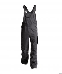 Cotte &agrave; bretelles en canvas avec poche genoux, poches renforc&eacute;es en Cordura