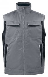 Gilet de service doubl&eacute; et contrast&eacute;