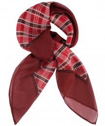 Foulard imprim&eacute; 68 X 68 cm