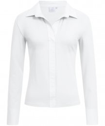 Chemise pour femme, taille cintr&eacute;e, manches longues