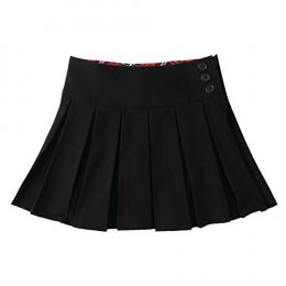 Jupe scolaire pour fille, pliss&eacute;e, avec femreture &eacute;clair