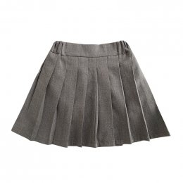 Jupe scolaire pour fille, pliss&eacute;e, avec femreture &eacute;clair