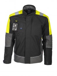 Veste constrast&eacute;e avec des parties Haute-visibilit&eacute;