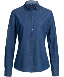 Coupe regular fit, col boutonn&eacute;, manches &agrave; retrousser