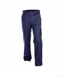 Pantalon de travail avec 2 poches italiennes, 2 poches arri&egrave;re avec rabat et une poche outils